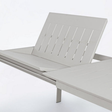 Tavolo allungabile "Konnor" in alluminio verniciato da esterno per giardino e veranda 160/240 cm
