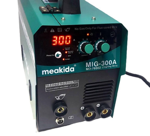 Saldatrice Multifunzione Mig/mma Filo Continuo No Gas + Elettrodo 1-5 Kg 300a