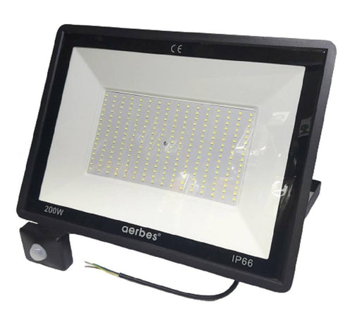Faro Led Da Esterno Con Sensore Crepuscolare 200 W Luce Fredda Con Staffa G6200