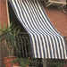 Tenda da Sole Ombreggiante 3x3mt con 20 Occhielli Polycotone Idrorepellente Beige/Blu