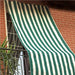 Tenda da Sole Ombreggiante 3x3mt con 20 Occhielli Polycotone Idrorepellente Beige/Verde