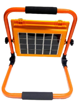 Faro Di Emergenza Lavoro A Led 100 W Ricaricabile Pannello Solare Staffa Ab-t27