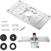 Piano Di Fresatura Router Piastra Per Fresatrice Verticale Con 4 Anelli Viti