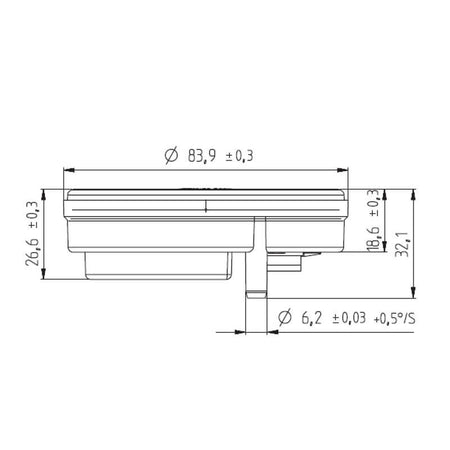 Trasduttore di pressione HUBA TDPUP3-8M stufe a pellet 14707017