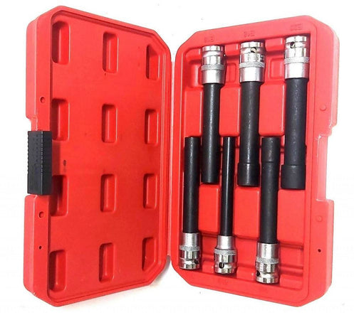 Bussola Chiavi Torx Femmina Set Lunghi E10-e20 Testa Cilindro Attacco 1/2 Quadro