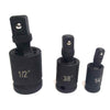 Adattatore Chiave Bussola Cricchetto Set 3pz Riduttori 1/2 1/4 3/8 Snodo Sferico