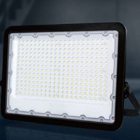 Faro Led 200 W Ultra Slim Esterno Nero Ip65 Luce Fredda Naturale Calda Fs200w-n