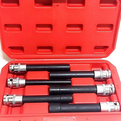 Bussola Chiavi Torx Femmina Set Lunghi E10-e20 Testa Cilindro Attacco 1/2 Quadro