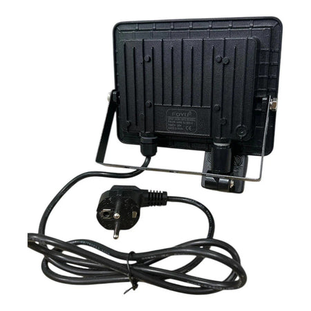 FARO LED 200W CON SENSORE DI MOVIMENTO PIR FARETTO SLIM LUCE FREDDA 6500K IP66 100LM/W