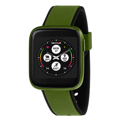 Smartwatch SECTOR S-04 Colours gomma verde / nero