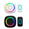 Set 2 Campanelli Senza Fili Wireless 2 Ricevitori Luce Rgb 60 Melodie Rl-2r3995