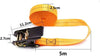 Cinghia Di Ancoraggio Serraggio A Cricchetto Con Tenditore Senza Ganci 25mmx5mt