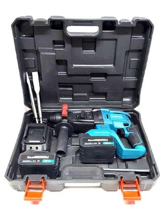 Tassellatore A Batteria 2 Batterie Martello Demolitore Percussione Trapano Sds