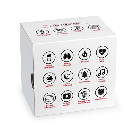 Smartwatch SECTOR S-04 Colours gomma rosso / nero
