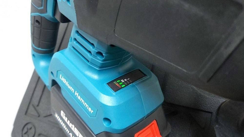 Tassellatore A Batteria 2 Batterie Martello Demolitore Percussione Trapano Sds