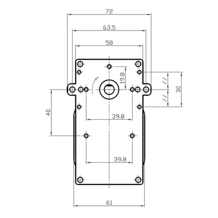 Motoriduttore Kenta K9115062 stufe a pellet 14702050
