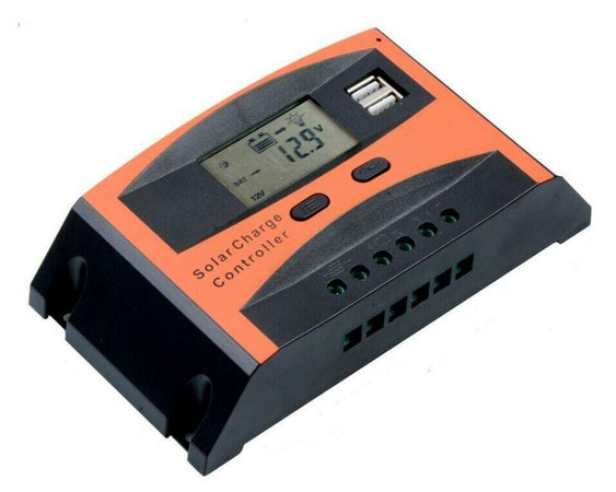 Regolatore Di Carica 20 A Per Pannello Solare 12/24v Display Lcd Usb Ld2420c