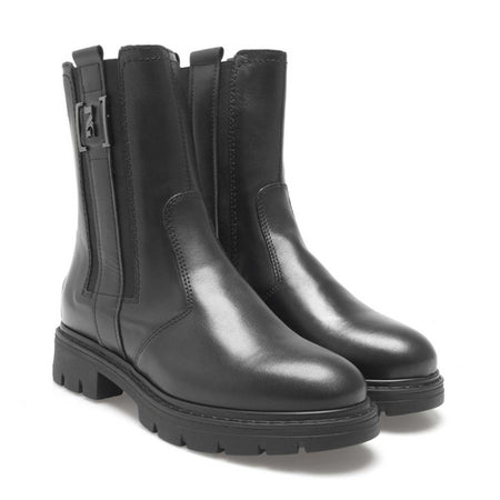 NEROGIARDINI Tronchetto donna in pelle nero I205910D     100