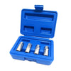 Set 4 Pz Estrattori Per Prigionieri A Rullo Rimozione Vite Spezzate Attacco 1/4