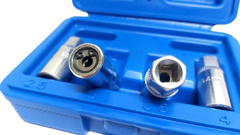 Set 4 Pz Estrattori Per Prigionieri A Rullo Rimozione Vite Spezzate Attacco 1/4"