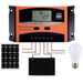 Regolatore Di Carica 20 A Per Pannello Solare 12/24v Display Lcd Usb Ld2420c
