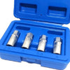 Set 4 Pz Estrattori Per Prigionieri A Rullo Rimozione Vite Spezzate Attacco 1/4