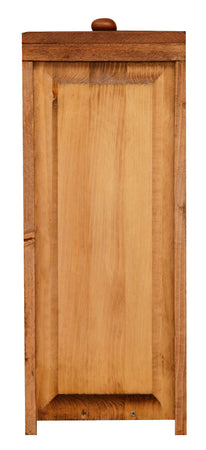 Biscottini Mobile Porta TV Country Legno Tiglio Massello Finitura Noce 150x51x56 Biscottini