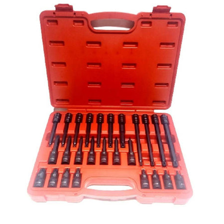 Set 26 Pezzi Chiavi A Bussola Inserti Millerighe Xzn 1/2" Da M5 A M16 Fs-43614