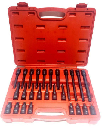 Set 26 Pezzi Chiavi A Bussola Inserti Millerighe Xzn 1/2" Da M5 A M16 Fs-43614