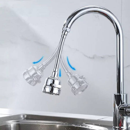 Rompigetto Flessibile A Doccetta Per Rubinetto Areatore Doccino 3 Getti Ab-j309