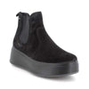 IGI&CO Stivaletto donna in camoscio nero con zeppa 4670900