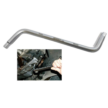 Chiave Quadra Svita Tappo Coppa Olio Motore Auto 8/10 Mm Officina Olii 15692