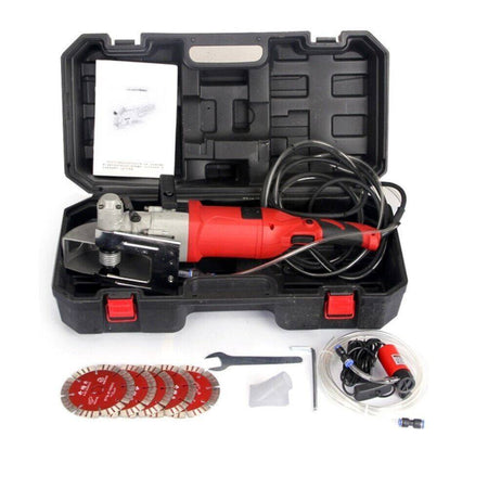 Tracciatrice Scanalatrice A Disco 5 Dischi Scanalatore Muro 2800w Pompa Acqua