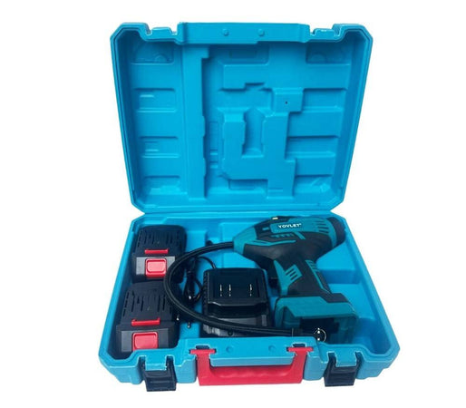 Compressore Aria Portatile Doppia Batteria Litio 36 V Digitale Ruote Auto Moto