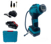Compressore Aria Portatile Doppia Batteria Litio 36 V Digitale Ruote Auto Moto