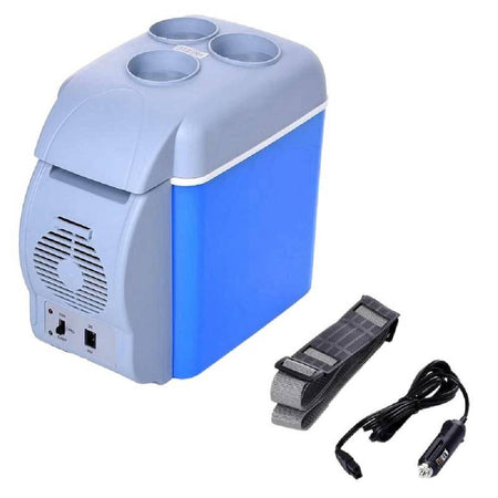 Mini Frigorifero Portatile 7,5 Litri 12 V Frigo Scaldavivande Auto Barca Camper