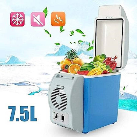 Mini Frigorifero Portatile 7,5 Litri 12 V Frigo Scaldavivande Auto Barca Camper