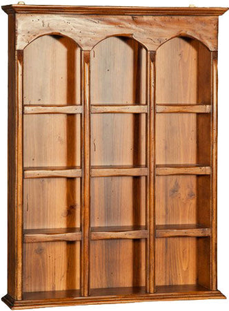 Biscottini Biscottini Pensile Bacheca Country Legno Tiglio Noce 54x12x72 Made Italy