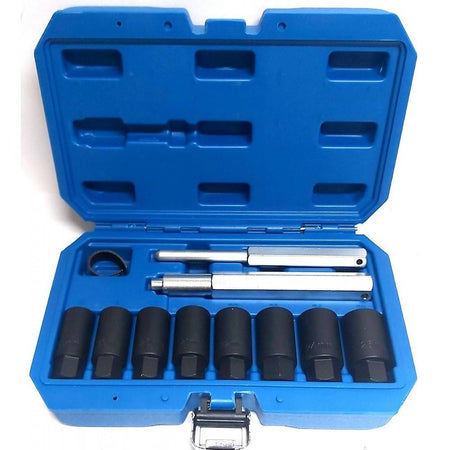 Set 10pz Bussole Coniche Smontaggio Cerchi In Lega Bulloni Antifurto Kit Bussola