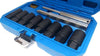 Set 10pz Bussole Coniche Smontaggio Cerchi In Lega Bulloni Antifurto Kit Bussola