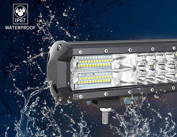 Faro Barra Supplementare Profondita Auto Fuoristrada 12v 24v 96 Led 288 W 6000k