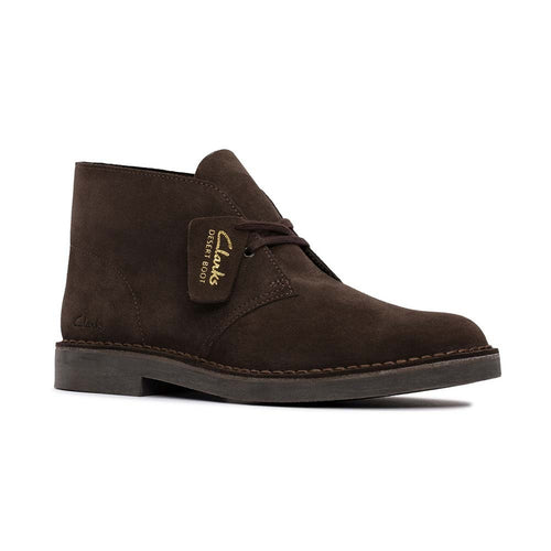 CLARKS Scarpa uomo in camoscio marrone 26166784