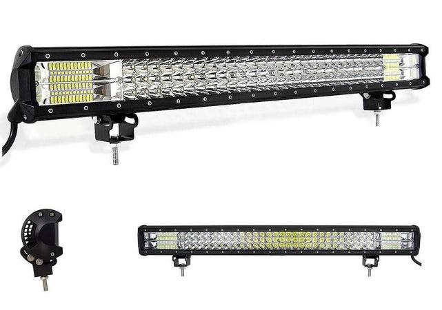 Faro Barra Supplementare Profondita Auto Fuoristrada 12v 24v 96 Led 288 W 6000k