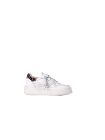 Date Sneakers White leopard da donna