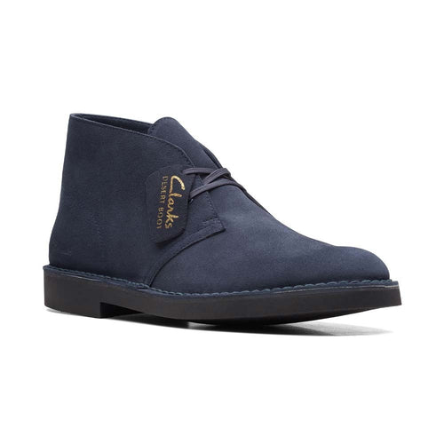 CLARKS Scarpa uomo in camoscio blu 26168085