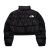 THE NORTH FACE Womenâs Nuptse Short Jacket in Black da donna