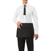 Grembiule Charlie Nero Strong Tessuto Canvas Grembiule con Tasconi Corto Bar Ristorante