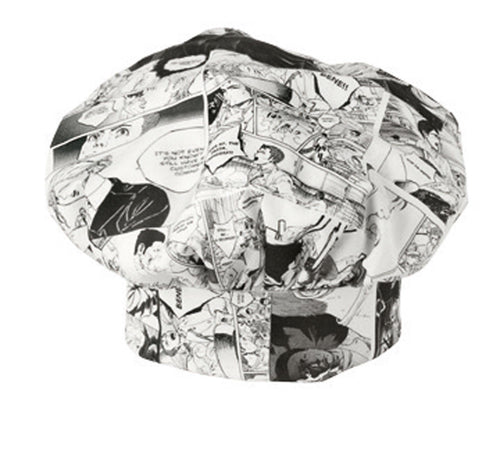 Cappello Toque Fantasia Fumetto Cappello Chef Stampato