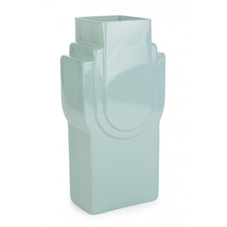 Vaso "frey" rettangolare in vetro 16x10x31,5h