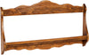 Biscottini Piattaia Country in legno massello di tiglio finitura noce Made in Italy